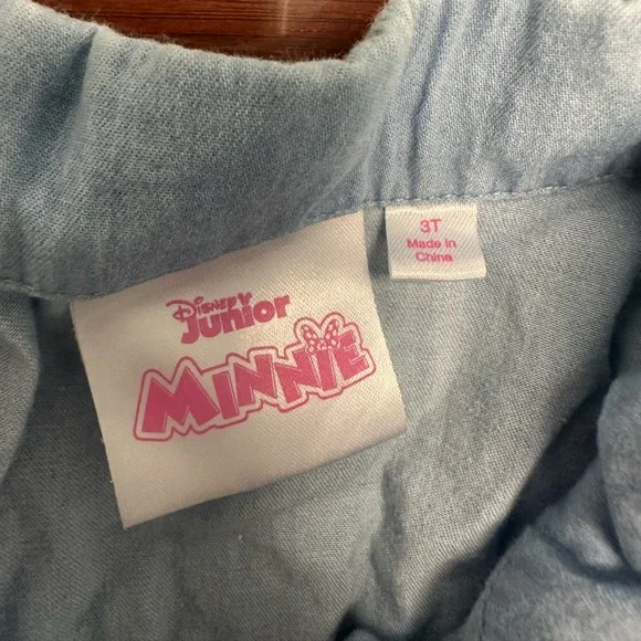 🌿5/$10🌿Disney Minnie Mouse Blue and Pink Dress - Picture 2 of 5